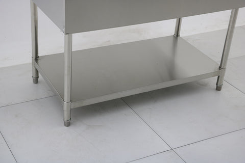 Mega Big Sink with 120mm Splash Back 1200(L) x 700(D) x 900(H) (Copy) EZ Stainless Pty Ltd