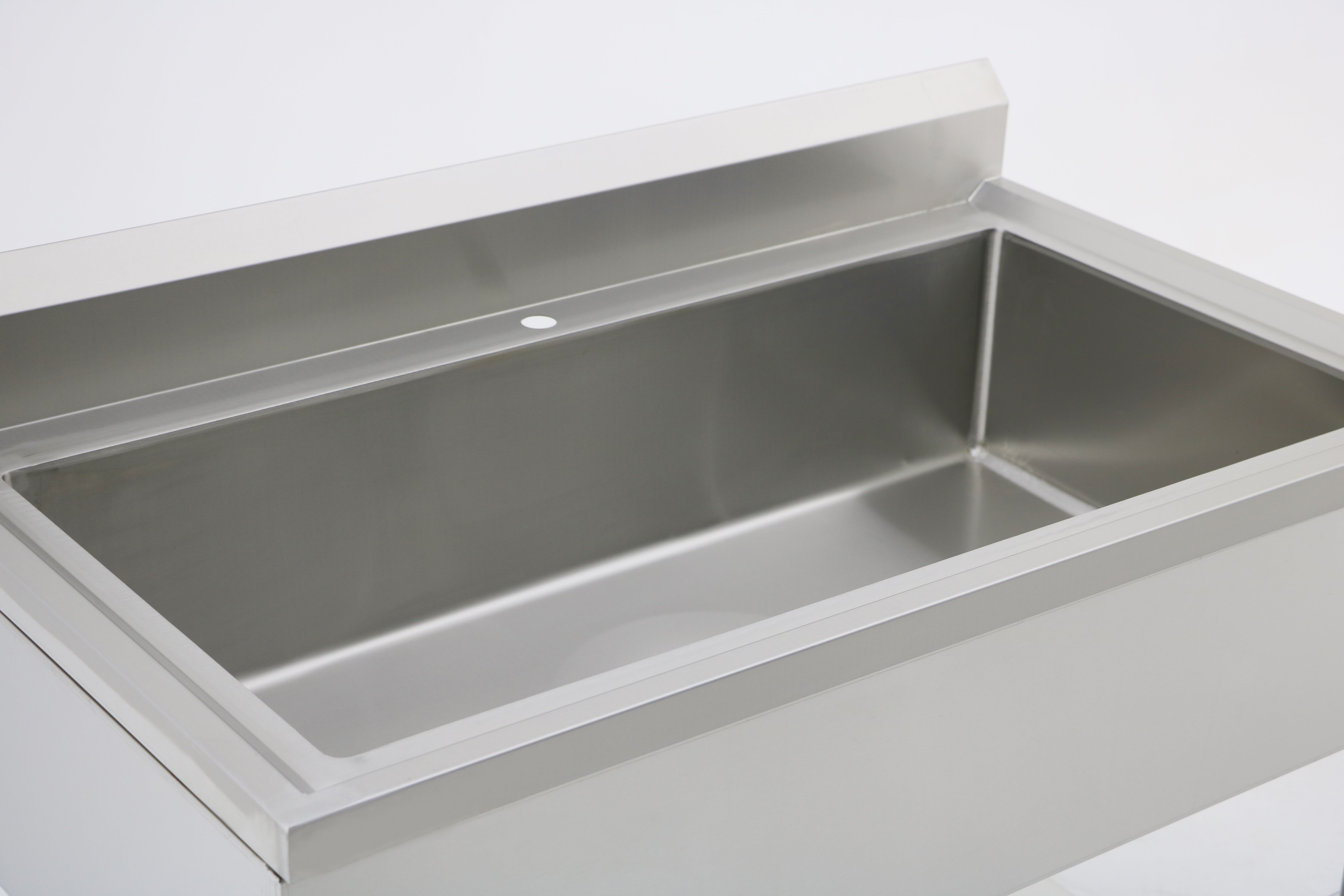 Mega Big Sink with 120mm Splash Back 1200(L) x 700(D) x 900(H) (Copy) EZ Stainless Pty Ltd