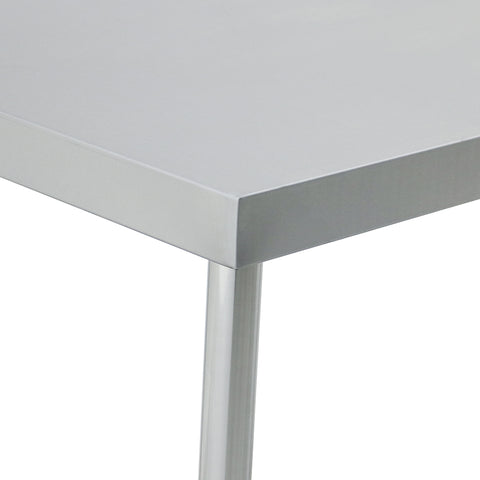 1000(L) x600(D) x900(H) 2 Tier Stainless Steel (FLAT) Bench/ Worktable for Kitchen and Food Prep EZ Stainless
