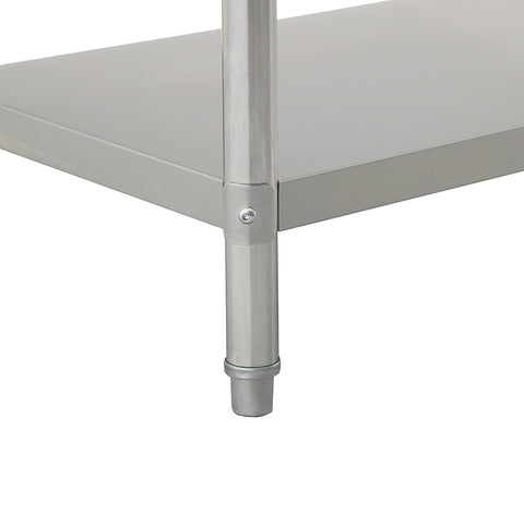 1800(L) x600(D) x900(H) 3 Tier Stainless Steel (FLAT) Bench/ Worktable for Kitchen and Food Prep EZ Stainless