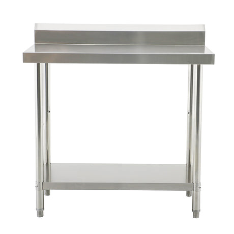(700mm Deep) Econ range 1.0mm SS304 Stainless Steel Benches with Splash Back EZ Stainless Pty Ltd