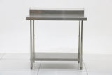 (600mm Deep) Econ range 1.0mm SS304 Stainless Steel Benches with Splash Back EZ Stainless Pty Ltd