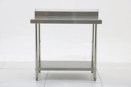 (700mm Deep) Econ range 1.0mm SS304 Stainless Steel Benches with Splash Back EZ Stainless Pty Ltd