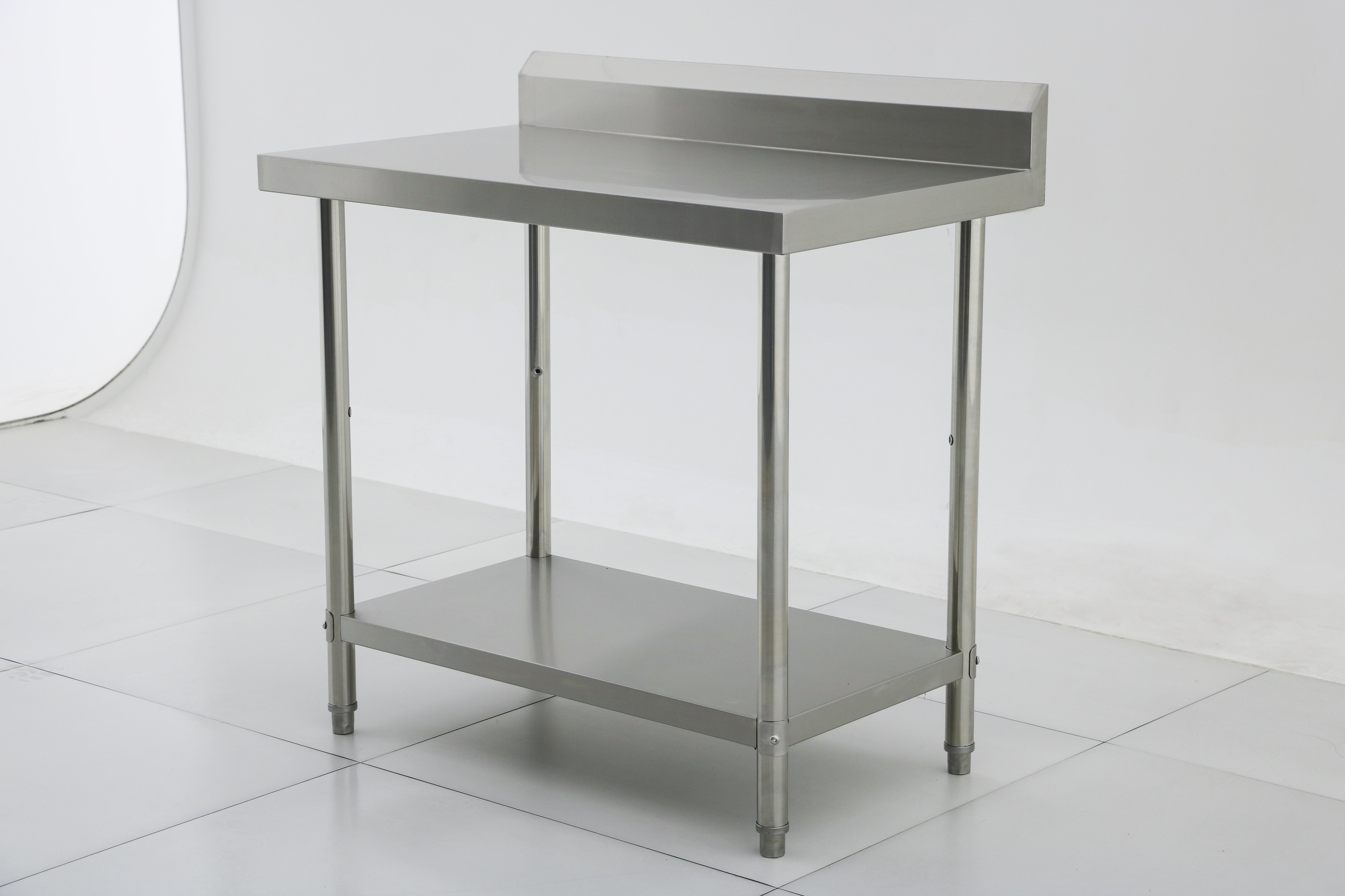 (700mm Deep) Econ range 1.0mm SS304 Stainless Steel Benches with Splash Back EZ Stainless Pty Ltd