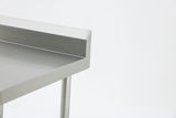 (600mm Deep) Econ range 1.0mm SS304 Stainless Steel Benches with Splash Back EZ Stainless Pty Ltd