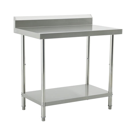 (700mm Deep) Econ range 1.0mm SS304 Stainless Steel Benches with Splash Back EZ Stainless Pty Ltd