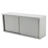 Wall Mount Cabinet with sliding door 1800x400x650 EZ Stainless Pty Ltd
