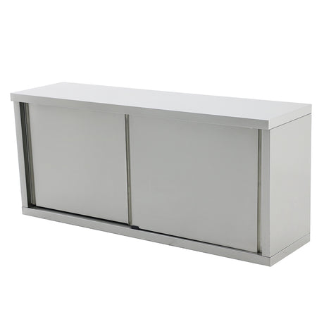 Wall Mount Cabinet with sliding door 1800x400x650 EZ Stainless Pty Ltd