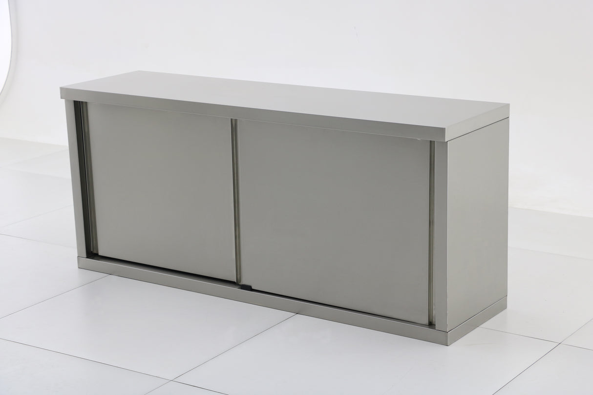Wall Mount Cabinet with sliding door 1800x400x650 EZ Stainless Pty Ltd