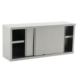 Wall Mount Cabinet with sliding door 1800x400x650 EZ Stainless Pty Ltd