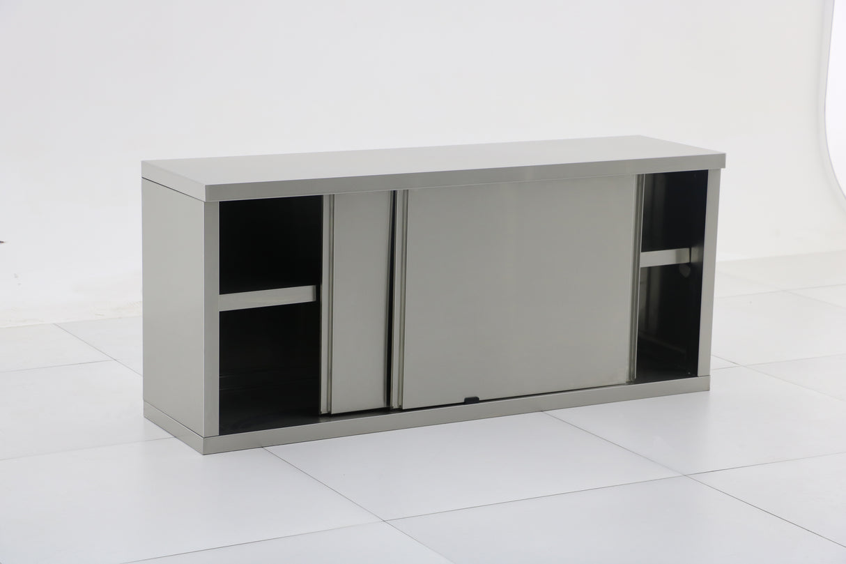 Wall Mount Cabinet with sliding door 1800x400x650 EZ Stainless Pty Ltd
