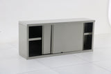 Wall Mount Cabinet with sliding door 1800x400x650 EZ Stainless Pty Ltd