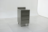 Stainless Steel Cabinet with THREE Pull Out Drawers with splash back (Set of 2) EZ Stainless Pty Ltd