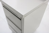 Stainless Steel Cabinet with THREE Pull Out Drawers with splash back EZ Stainless Pty Ltd
