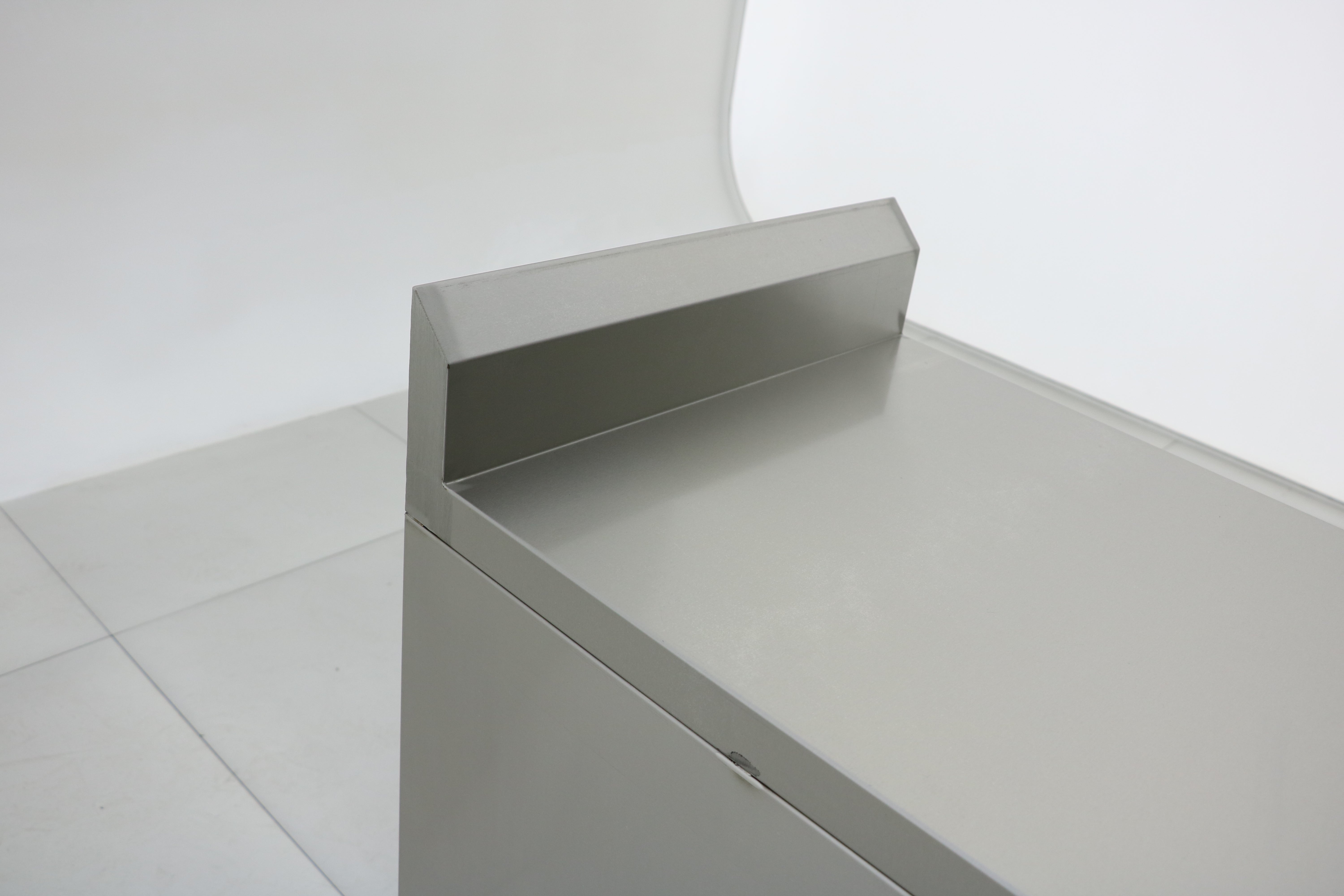 Stainless Steel Cabinet with TWO Pull Out Drawers with splash back (set of two) EZ Stainless Pty Ltd