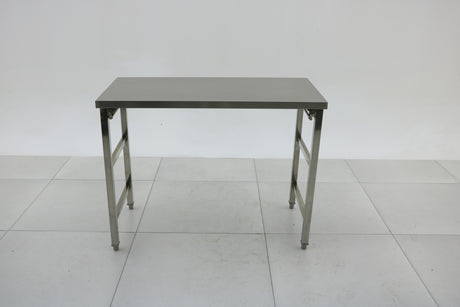 1.2mm SS304 Heavy Duty Foldable Stainless steel bench 1500x600x900 EZ Stainless Pty Ltd