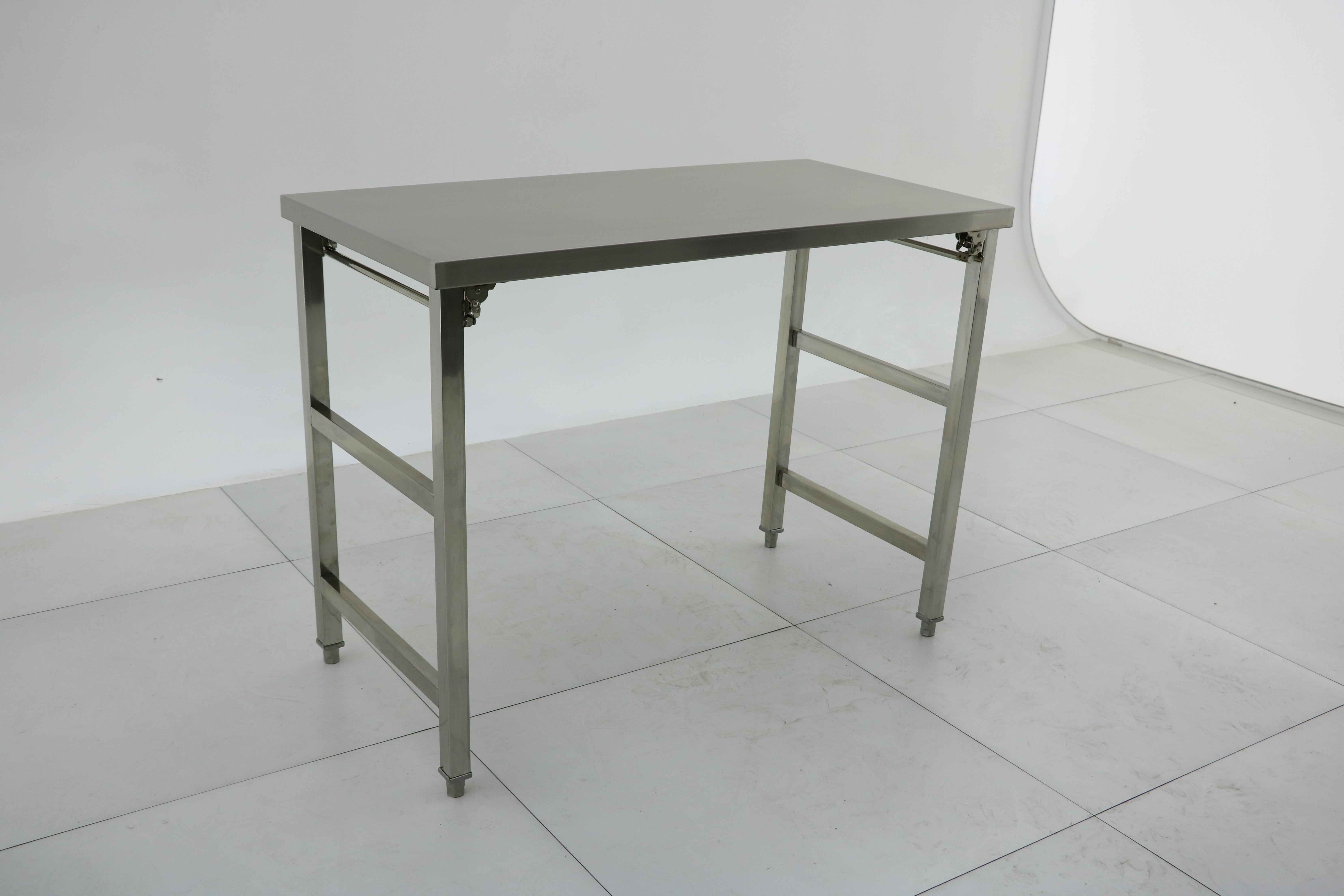 1.2mm SS304 Heavy Duty Foldable Stainless steel bench 1500x600x900 EZ Stainless Pty Ltd