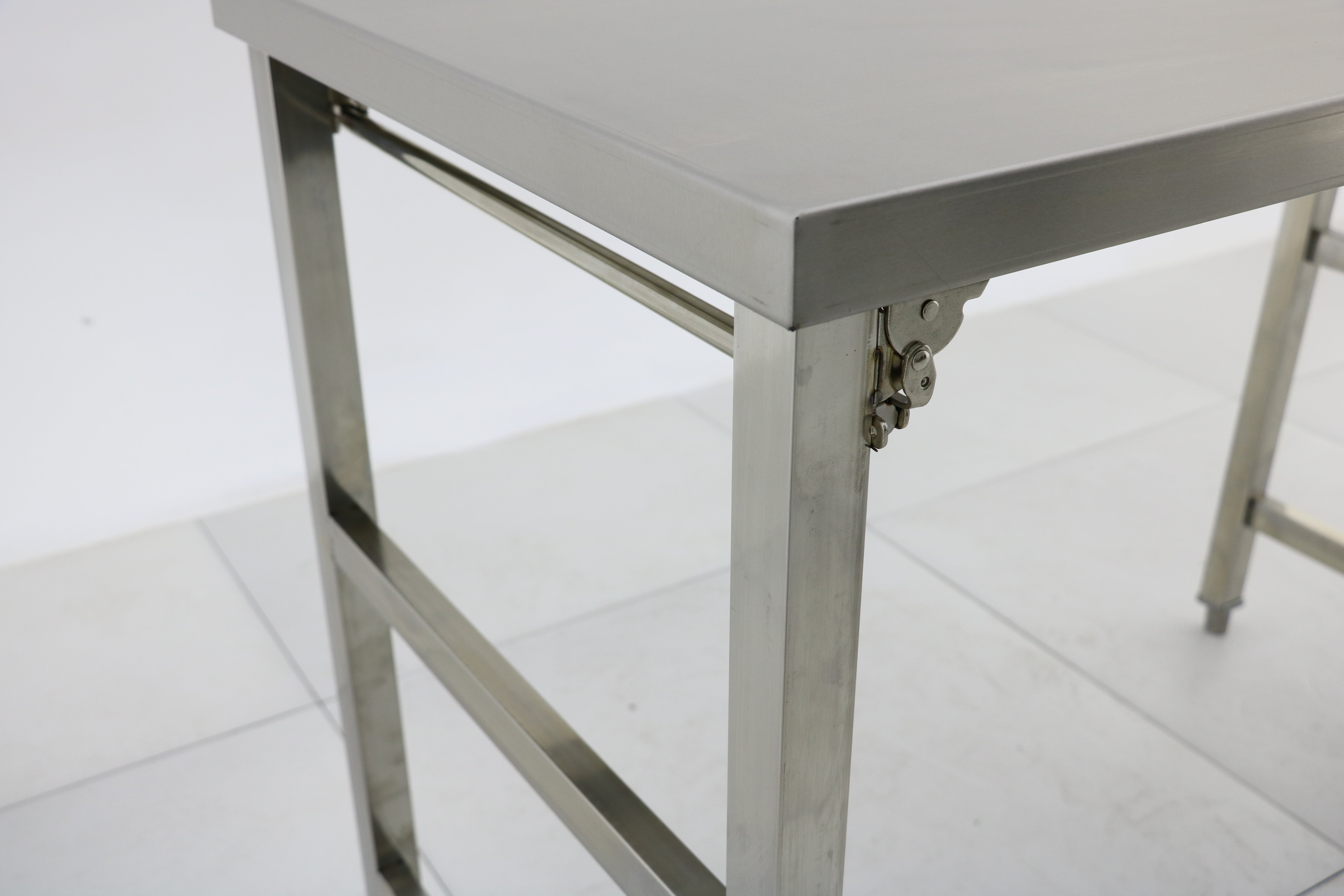 1.2mm SS304 Heavy Duty Foldable Stainless steel bench 1500x600x900 EZ Stainless Pty Ltd