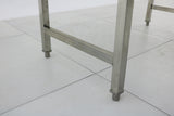 1.2mm SS304 Heavy Duty Foldable Stainless steel bench 1500x600x900 EZ Stainless Pty Ltd