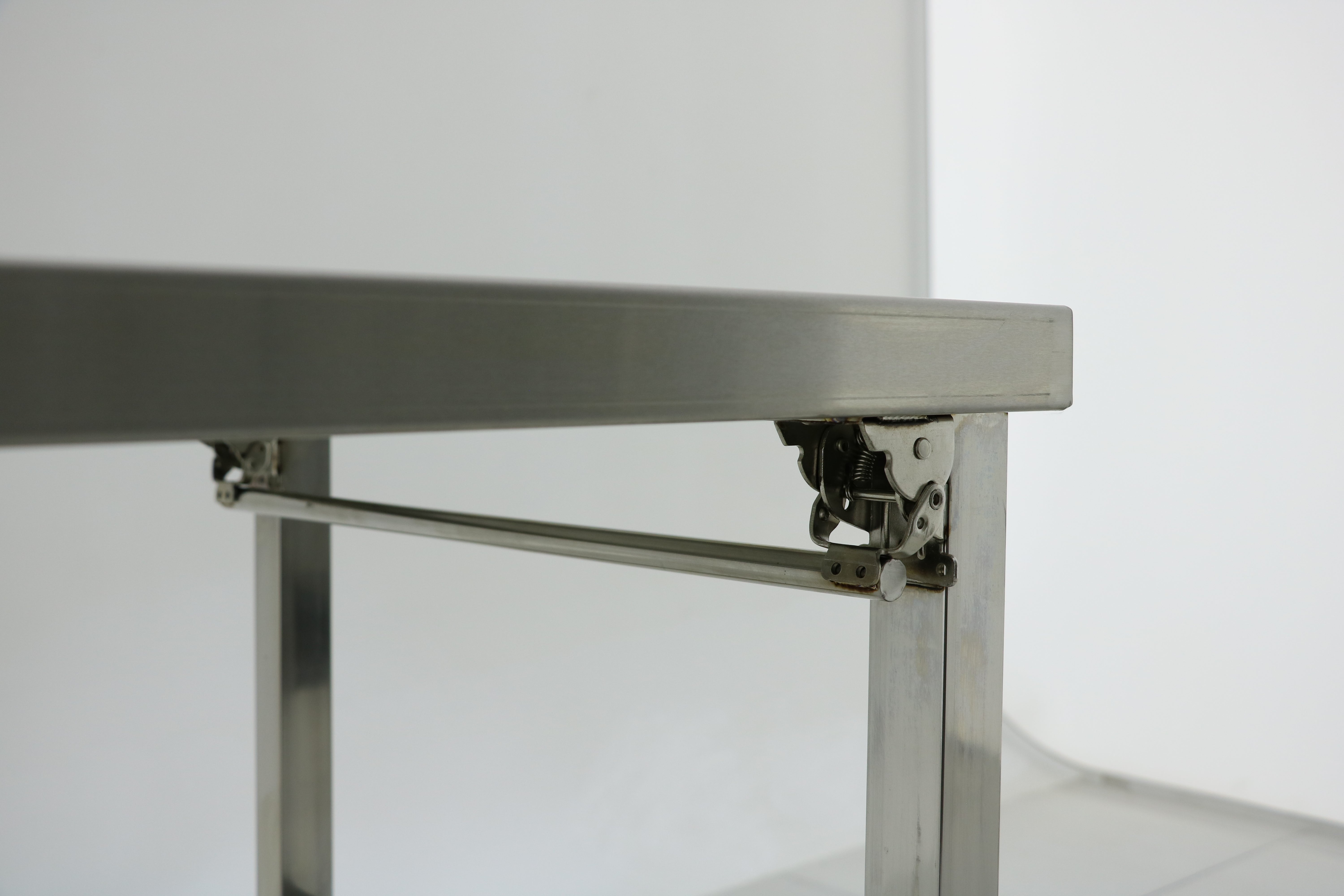 1.2mm SS304 Heavy Duty Foldable Stainless steel bench 1500x600x900 EZ Stainless Pty Ltd