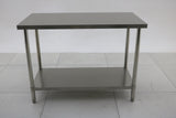 1219 x610 x900 340KG Premium Range 1.5mm SS304 Heavy Duty Top Stainless Steel Benches EZ Stainless Pty Ltd