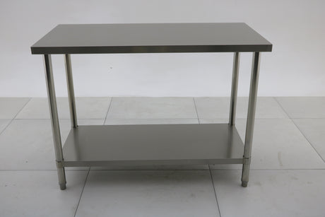 1219 x610 x900 340KG Premium Range 1.5mm SS304 Heavy Duty Top Stainless Steel Benches EZ Stainless Pty Ltd