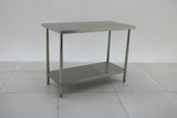 1219 x610 x900 340KG Premium Range 1.5mm SS304 Heavy Duty Top Stainless Steel Benches EZ Stainless Pty Ltd
