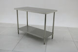 1200 x700 x900 Premium Range 1.2mm SS304 Heavy Duty Top Stainless Steel Benches EZ Stainless Pty Ltd