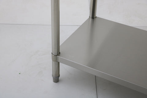(610mm Deep) Premium Range 1.5mm SS304 Heavy Duty Top Stainless Steel Benches EZ Stainless Pty Ltd
