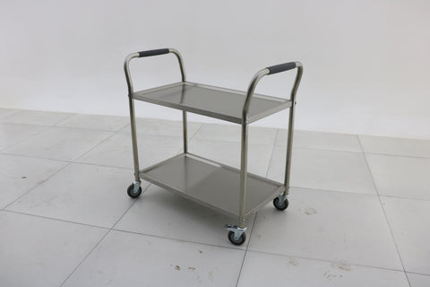 Stainless Steel Catering Trolley (2-Tier) 1000x500x900 EZ Stainless Pty Ltd
