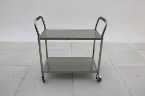 Stainless Steel Catering Trolley (2-Tier) 1000x500x900 EZ Stainless Pty Ltd
