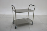 Stainless Steel Catering Trolley (2-Tier) 1000x500x900 EZ Stainless Pty Ltd
