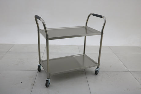 Stainless Steel Catering Trolley (2-Tier) 1000x500x900 EZ Stainless Pty Ltd