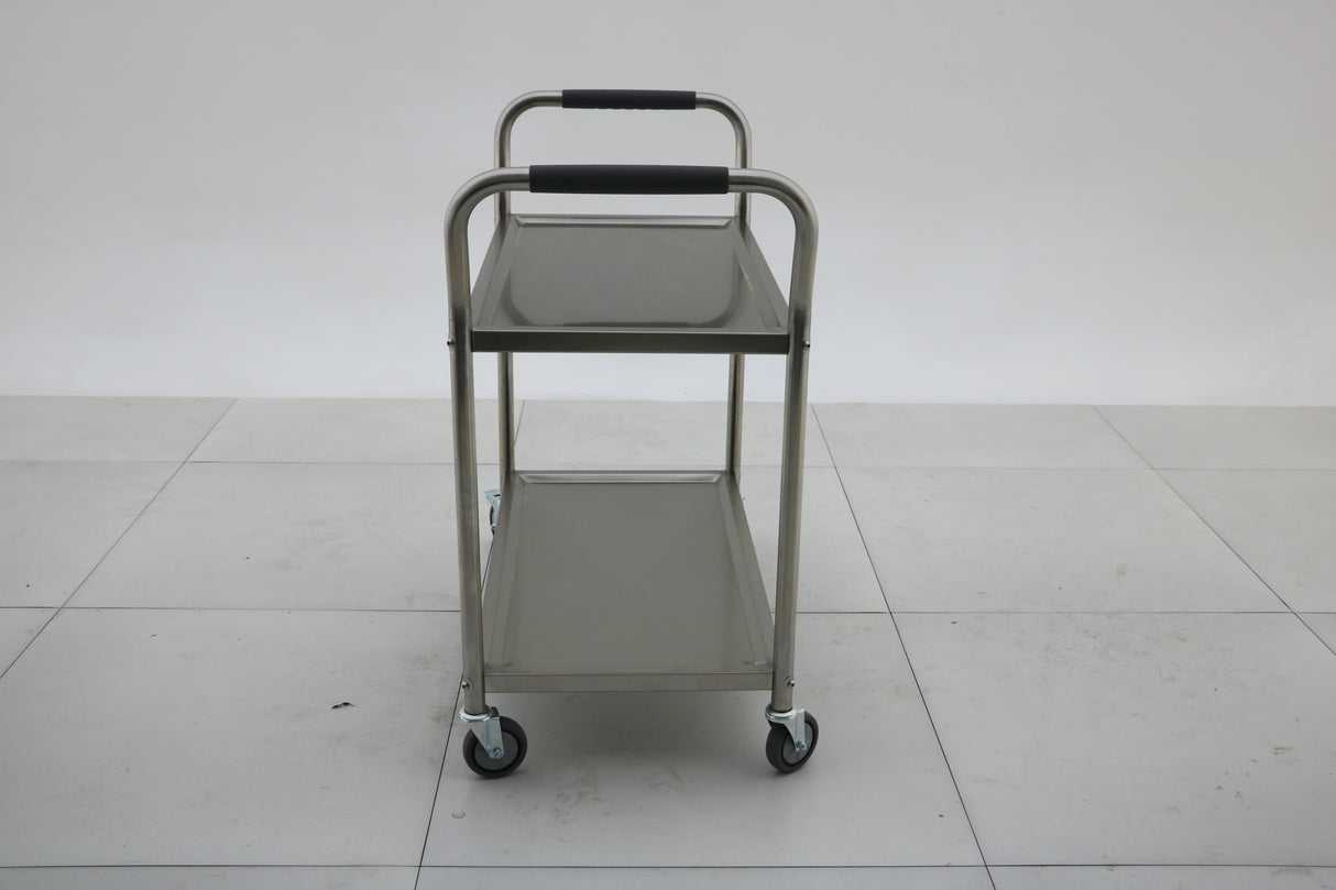 Stainless Steel Catering Trolley (2-Tier) 1000x500x900 EZ Stainless Pty Ltd