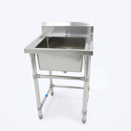 Commercial Stainless Steel Single Sink 600w x 600d x 900h mm EZ Stainless Pty Ltd