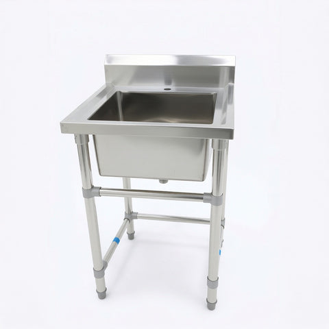 Commercial Stainless Steel Single Sink 600w x 600d x 900h mm EZ Stainless Pty Ltd