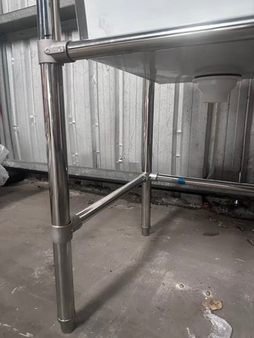 (#XD004) 1200x700x900 LEFT SINK free 50mm waste (Brand New, Little marks, Pick up only, 2 left) EZ Stainless Pty Ltd