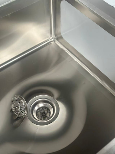 (#XD004) 1200x700x900 LEFT SINK free 50mm waste (Brand New, Little marks, Pick up only, 2 left) EZ Stainless Pty Ltd
