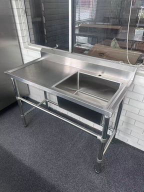 (#XD006) 1200x600x900 Right Sink (EX display, Pick up only, 1 only) EZ Stainless Pty Ltd