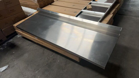 (#XD007) 2000x700x900 Splash back, Minor scratches (Pick up only, 1 left) EZ Stainless Pty Ltd