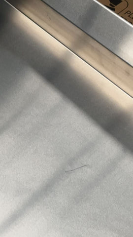 (#XD007) 2000x700x900 Splash back, Minor scratches (Pick up only, 1 left) EZ Stainless Pty Ltd