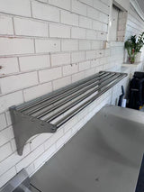 1500(L) x300(D) x340(H) Wall Mounted Stainless steel pipe shelf EZ Stainless Pty Ltd