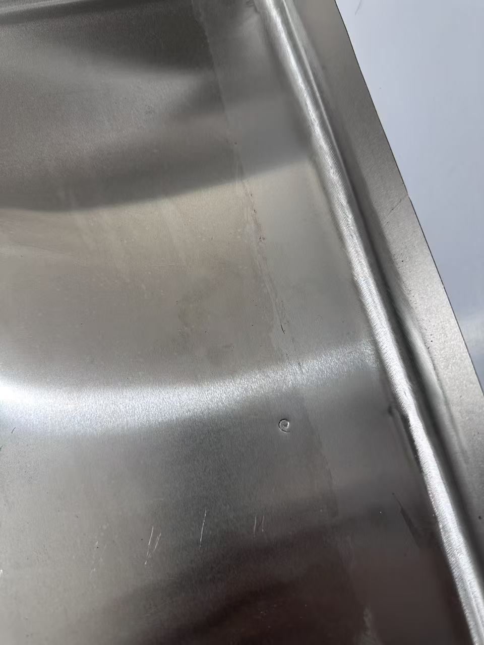(#XD009) 1200x700x900 Right sink with drain fitted + bottom shelf (Pick up only, 1 left) Ex-display model EZ Stainless Pty Ltd