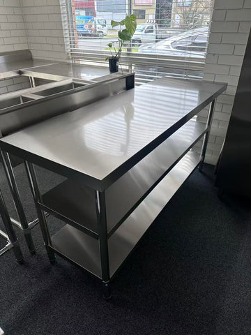(#XD008) 1800x600x900 3-tier (Pick up only, 1 left) Ex-display model EZ Stainless Pty Ltd
