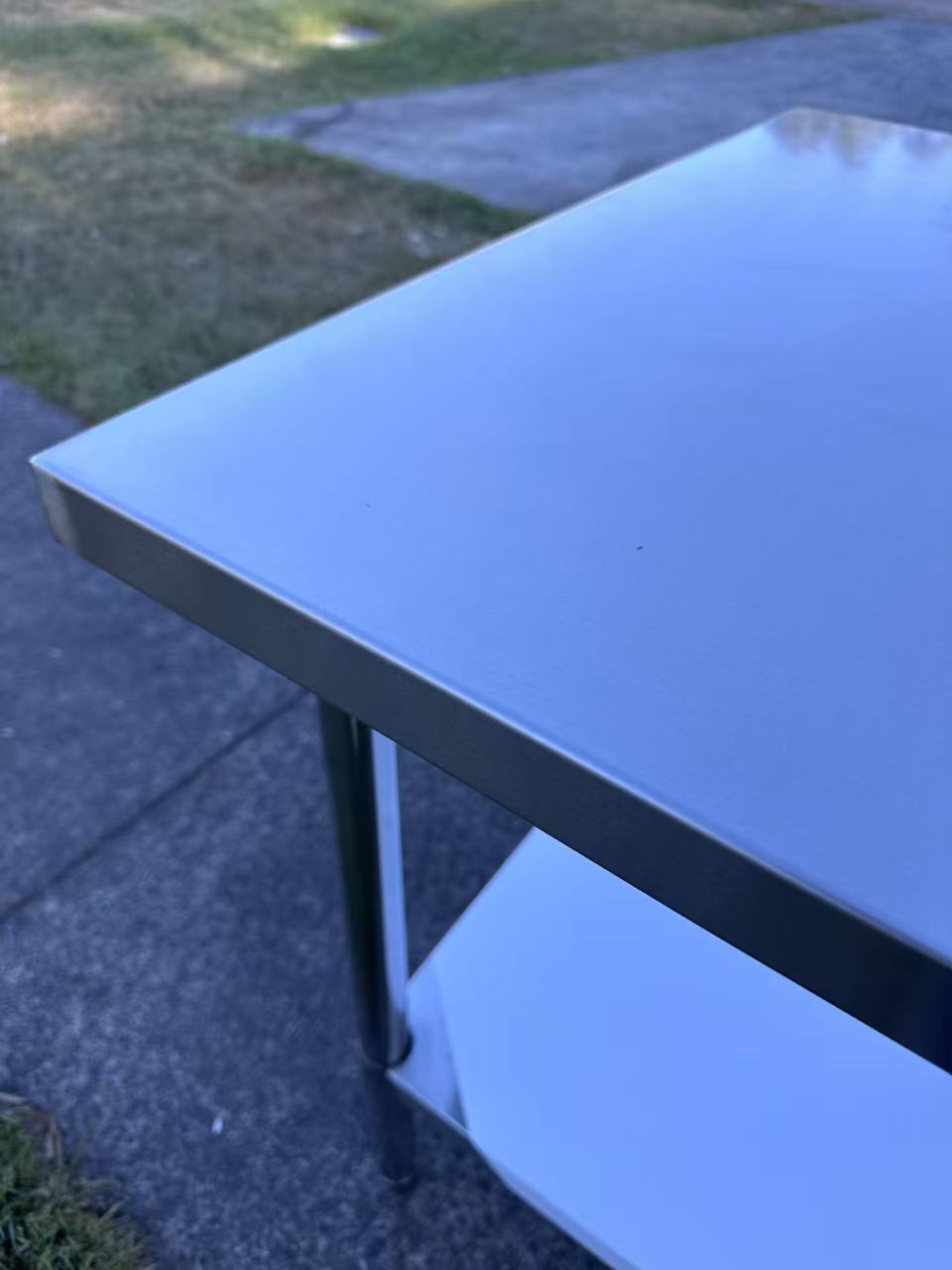 1219 x610 x900 340KG Premium Range 1.5mm SS304 Heavy Duty Top Stainless Steel Benches EZ Stainless Pty Ltd