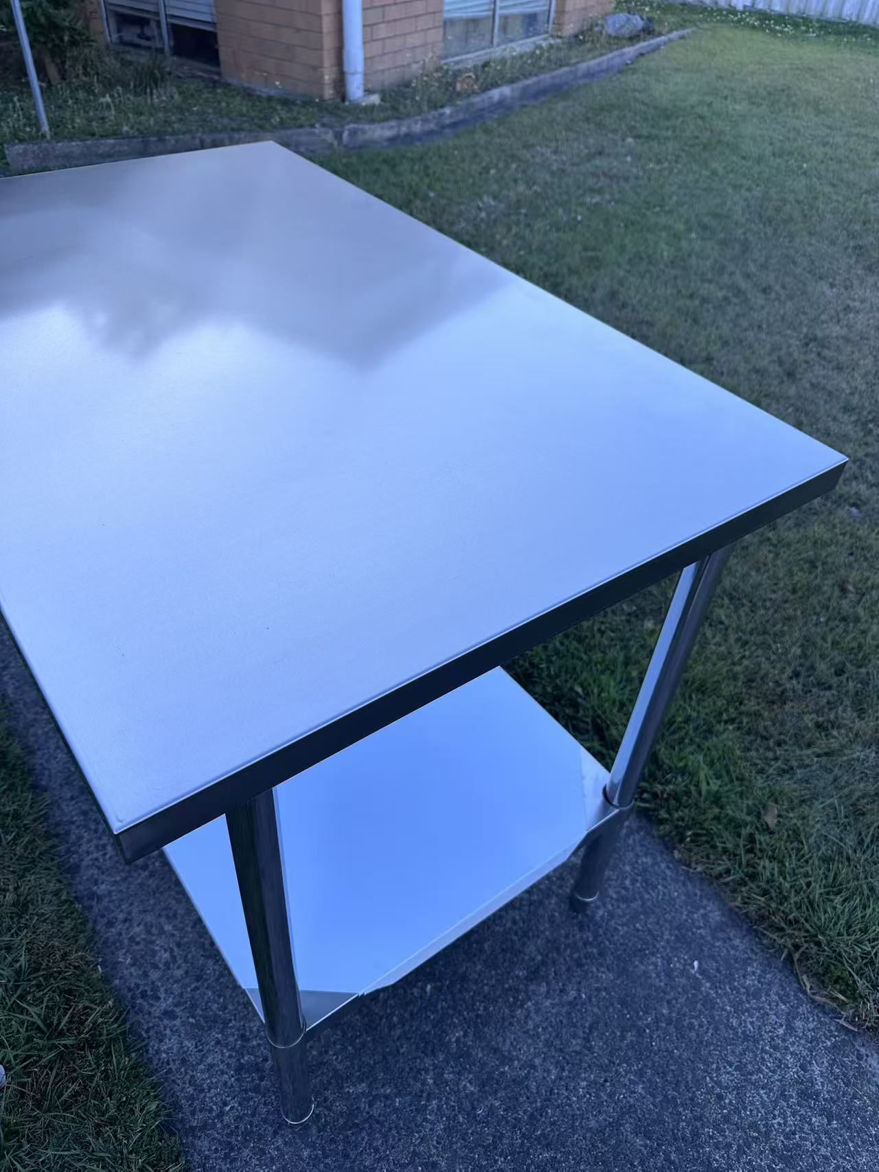 1829 x610 x900 340KG Premium Range 1.5mm SS304 Heavy Duty Top Stainless Steel Benches EZ Stainless Pty Ltd