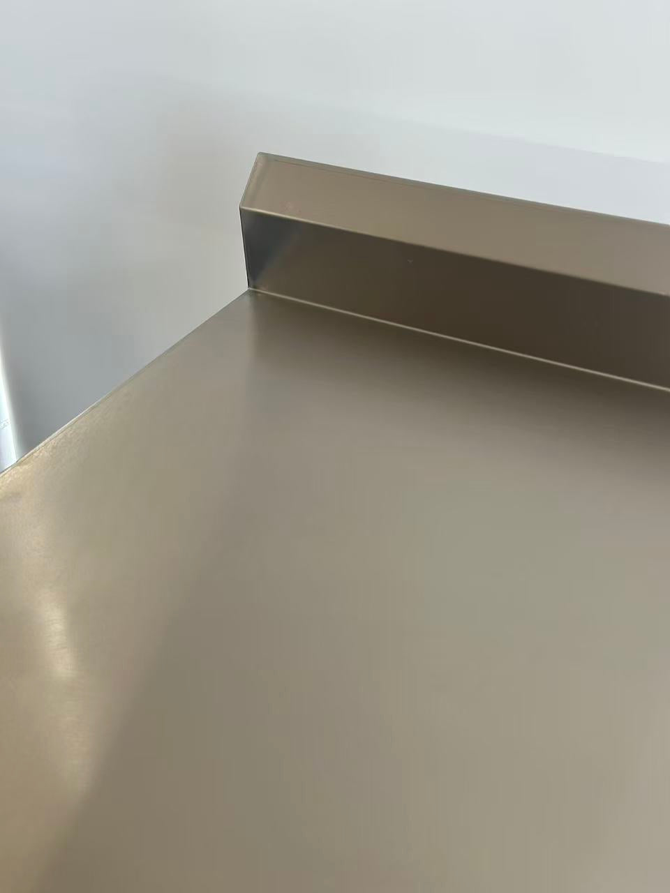 1800 x700 x900 (Splash back) Premium Range 1.2mm SS304 Heavy Duty Top Stainless Steel Benches EZ Stainless Pty Ltd