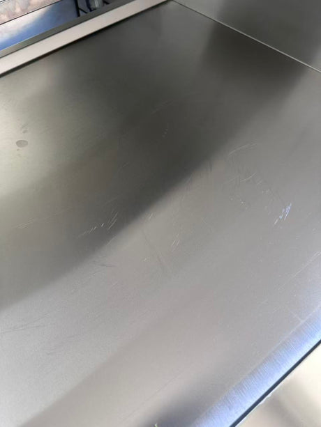 (#XD012) 1800x700x900 Right Double Sink with drain fitted + bottom shelf (Pick up only, 1 left) Ex-display model EZ Stainless Pty Ltd