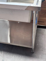 (#XD014) 1200x700x900 DOUBLE SINK + bottom shelf (Brand New, Little marks, Pick up only, 2 left) EZ Stainless Pty Ltd