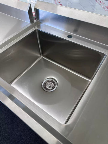 (#XD016) 1200x600x900 Left Sink (Brand New, Pick up only, 3 left) EZ Stainless Pty Ltd